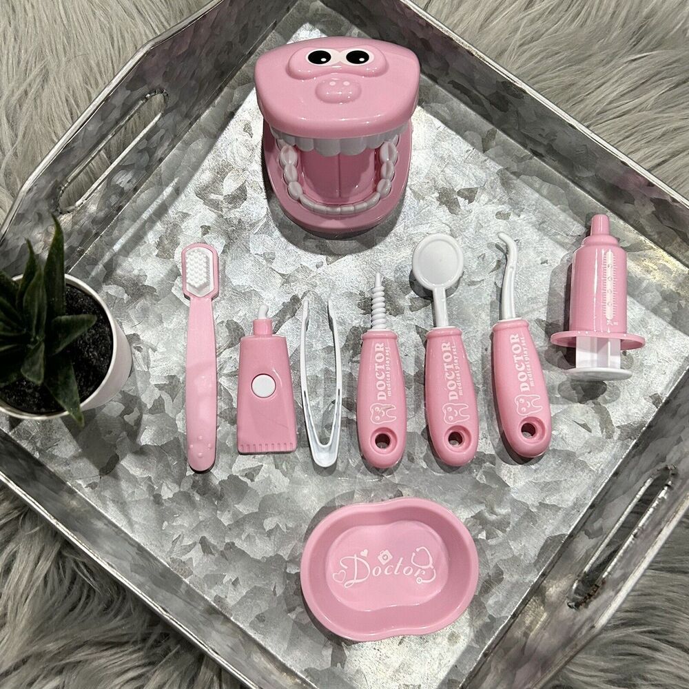 Dentist Kit for Kids 9pcs Kids‎ Pretend Dentist Role Playset Educational Toys